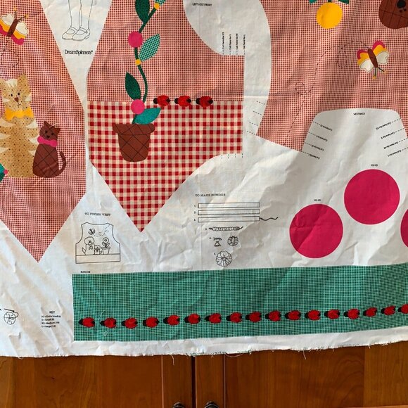 Dreamspinners Posies & Pets Child’s Vest VIP Cranston Cut and Sew XS - L - Picture 12 of 12